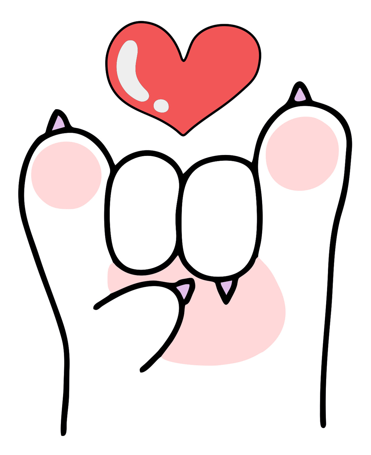 cat rock sticker