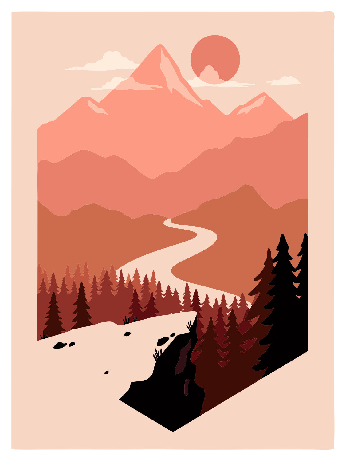 Towards The Sunsets Sticker