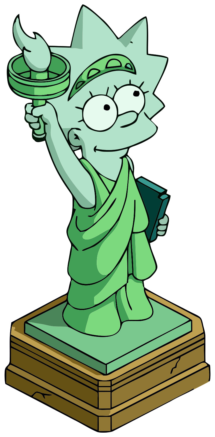 Statue Os Libertylisa  Sticker