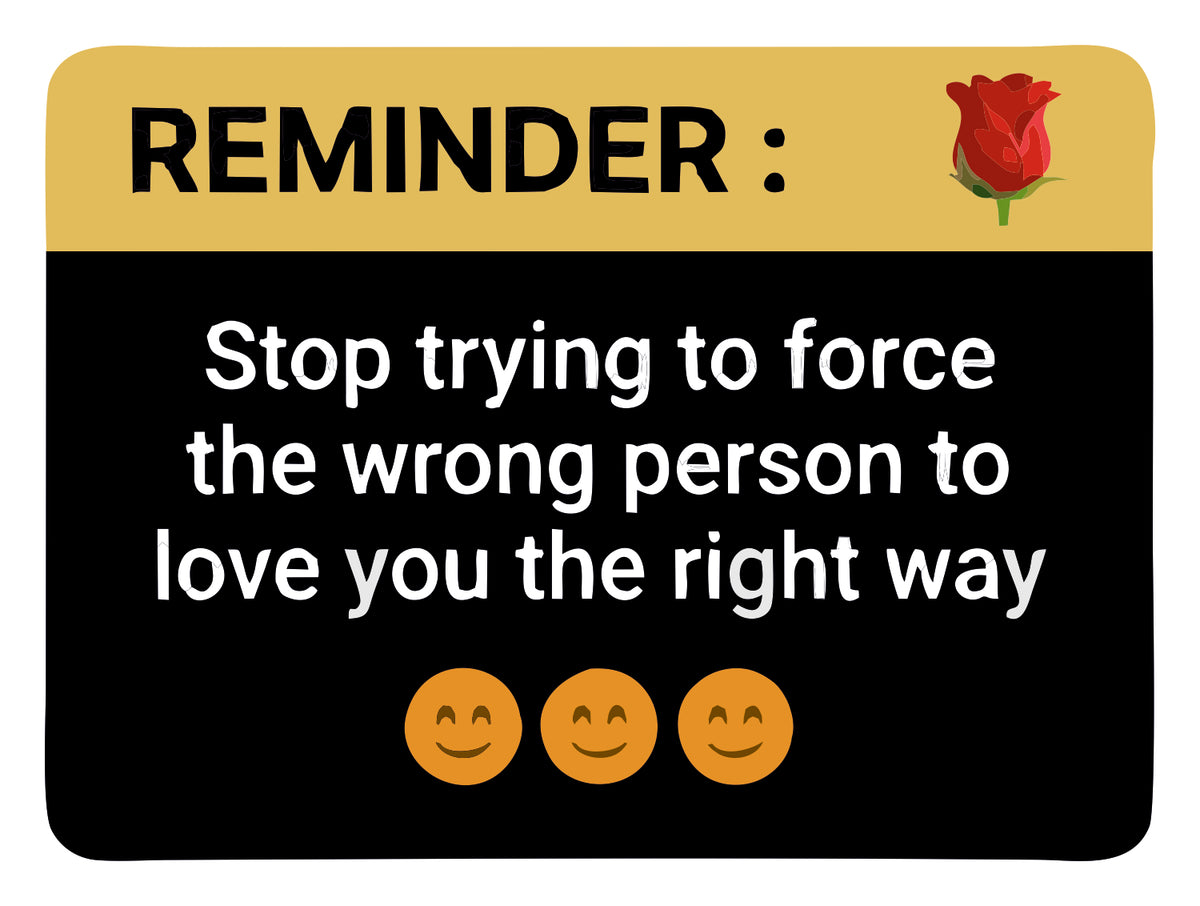 stop trying to force sticker
