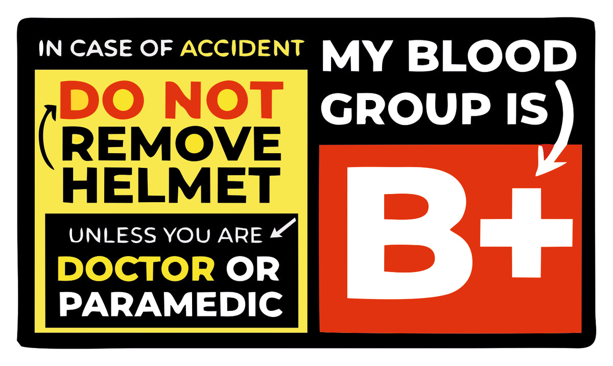 B POSITIVE STICKER