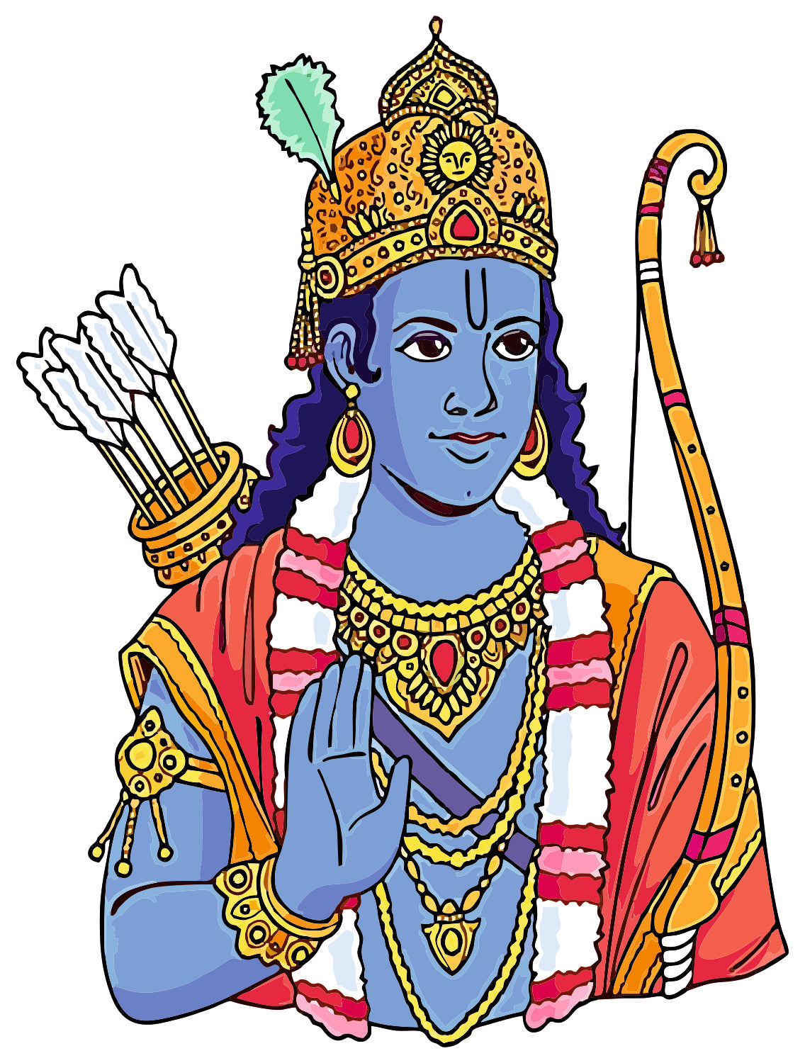 jay shree ram 0.2 sticker