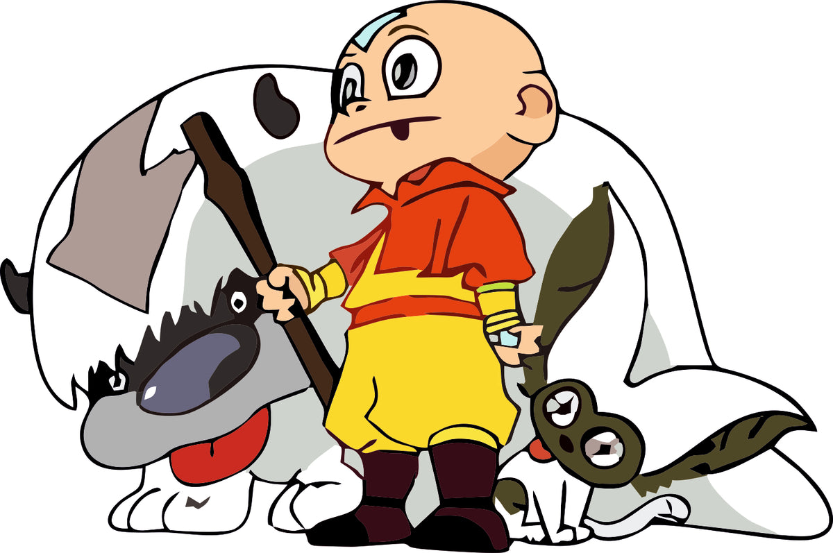 Aang Airbender Sticker
