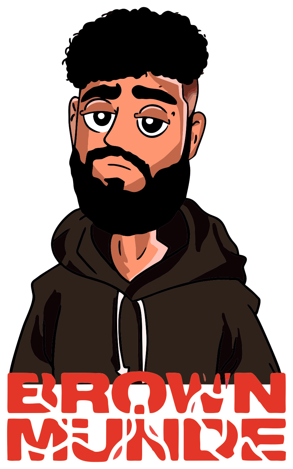 BROWN MUNDE STICKER