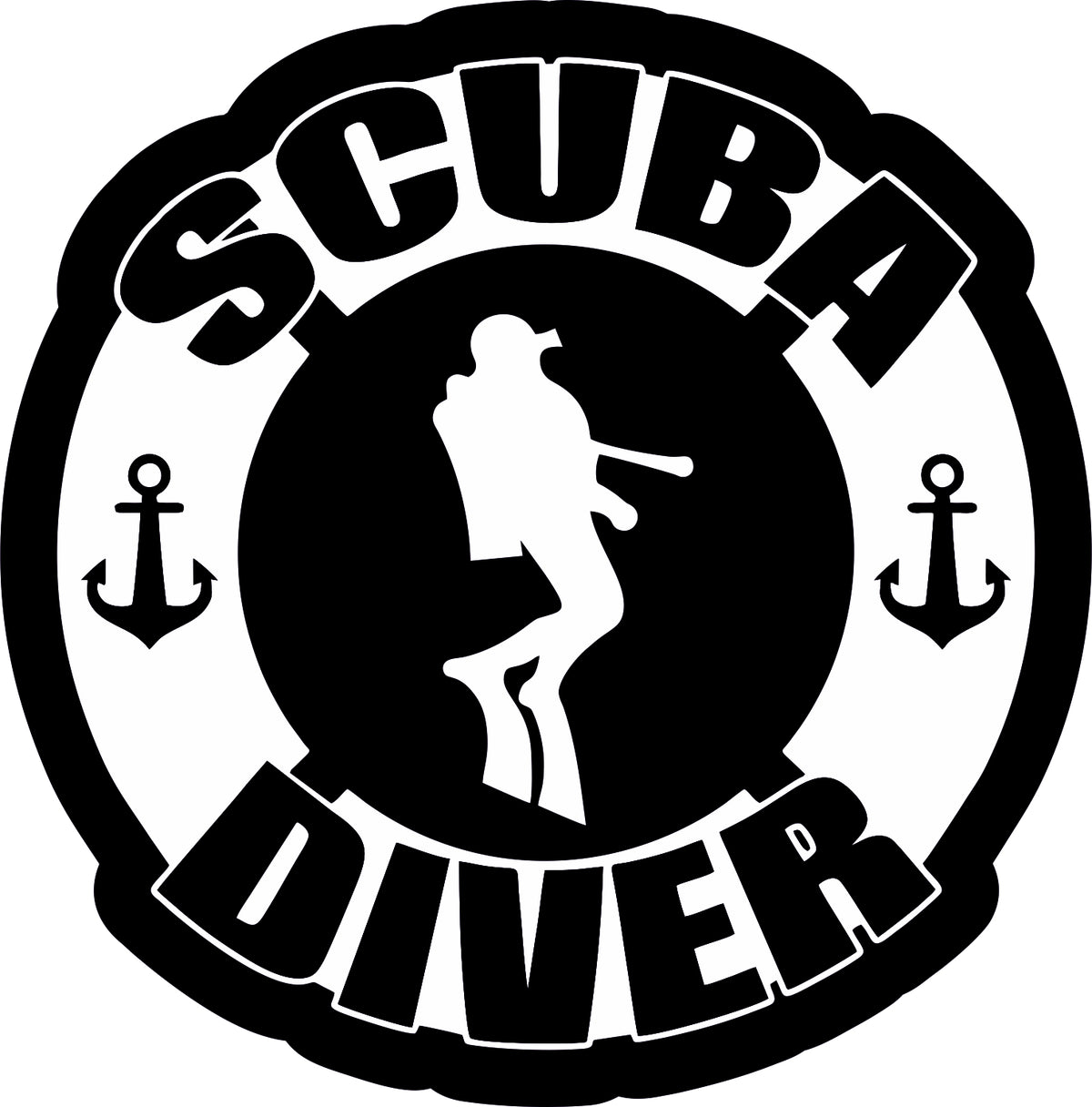 Scuba Driver Sticker