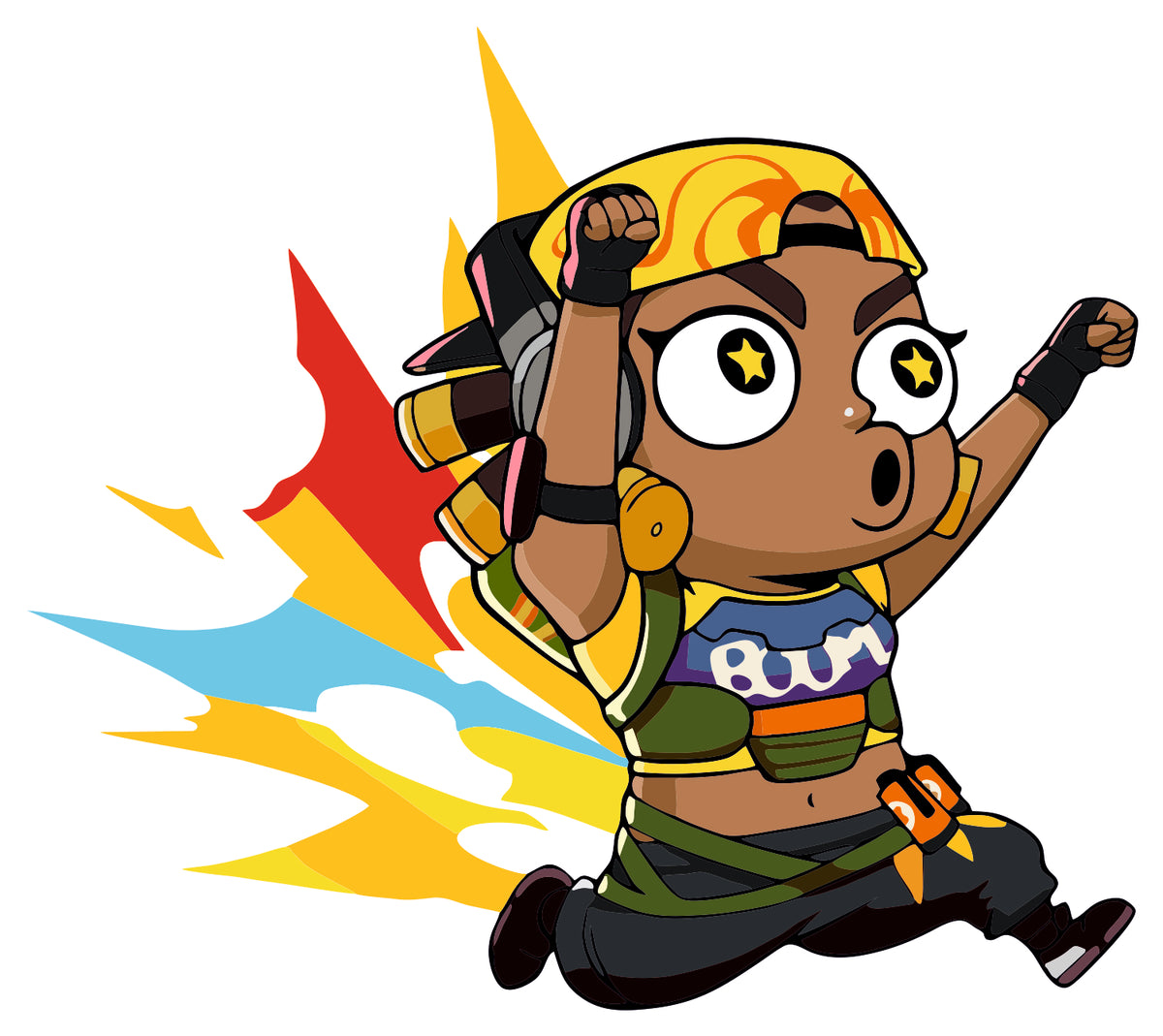 Chibi Raze 0.1 Sticker