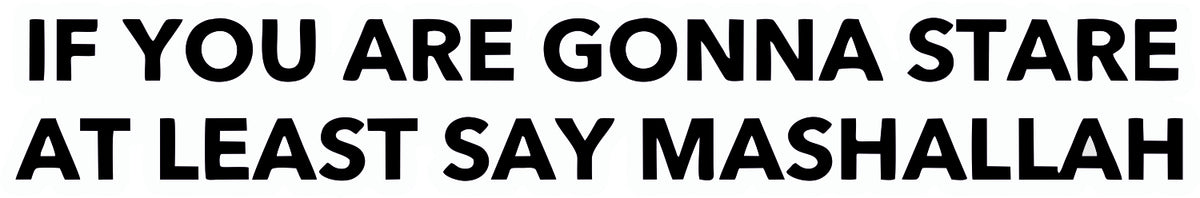 mashallah sticker
