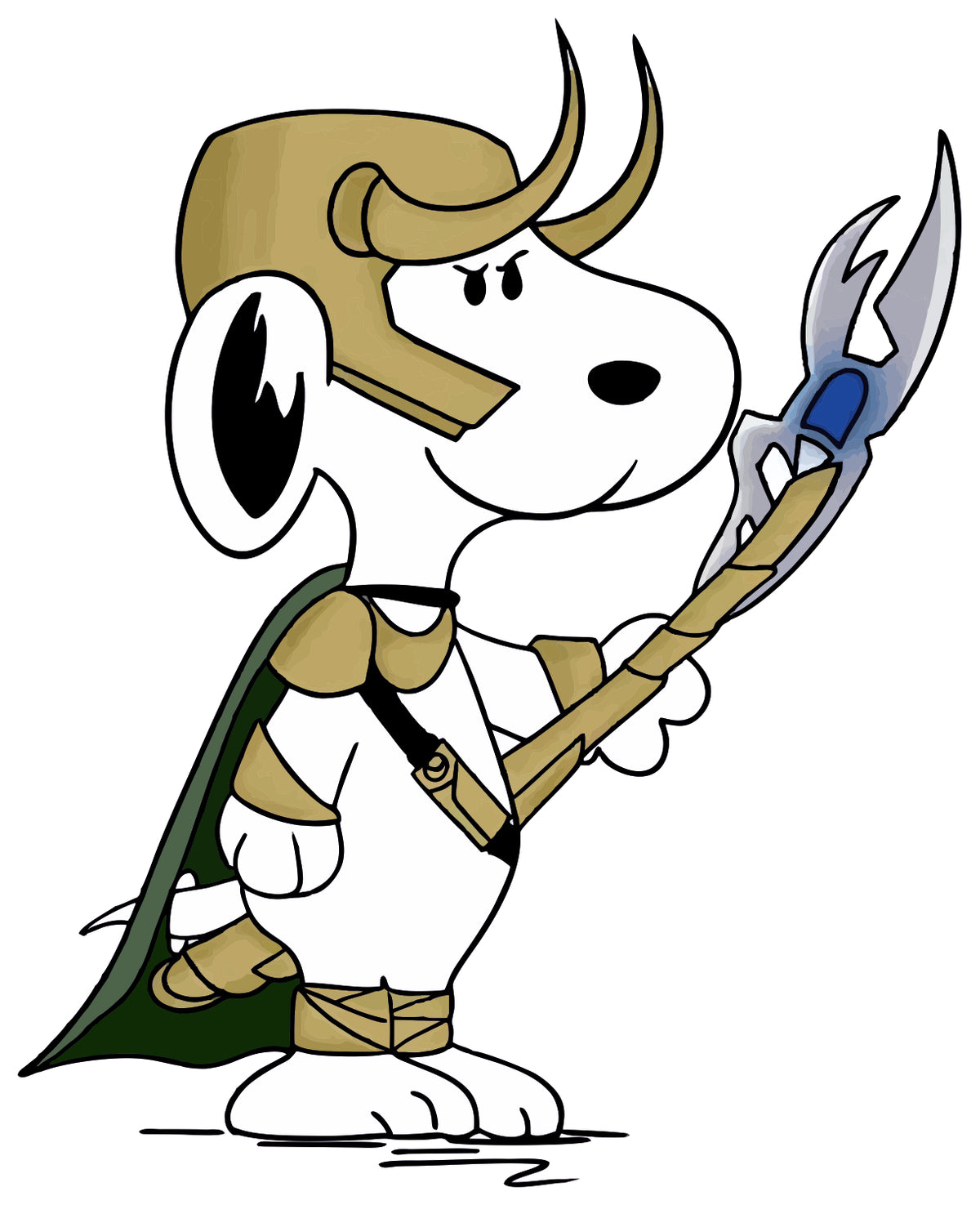 Loki-Dog Sticker