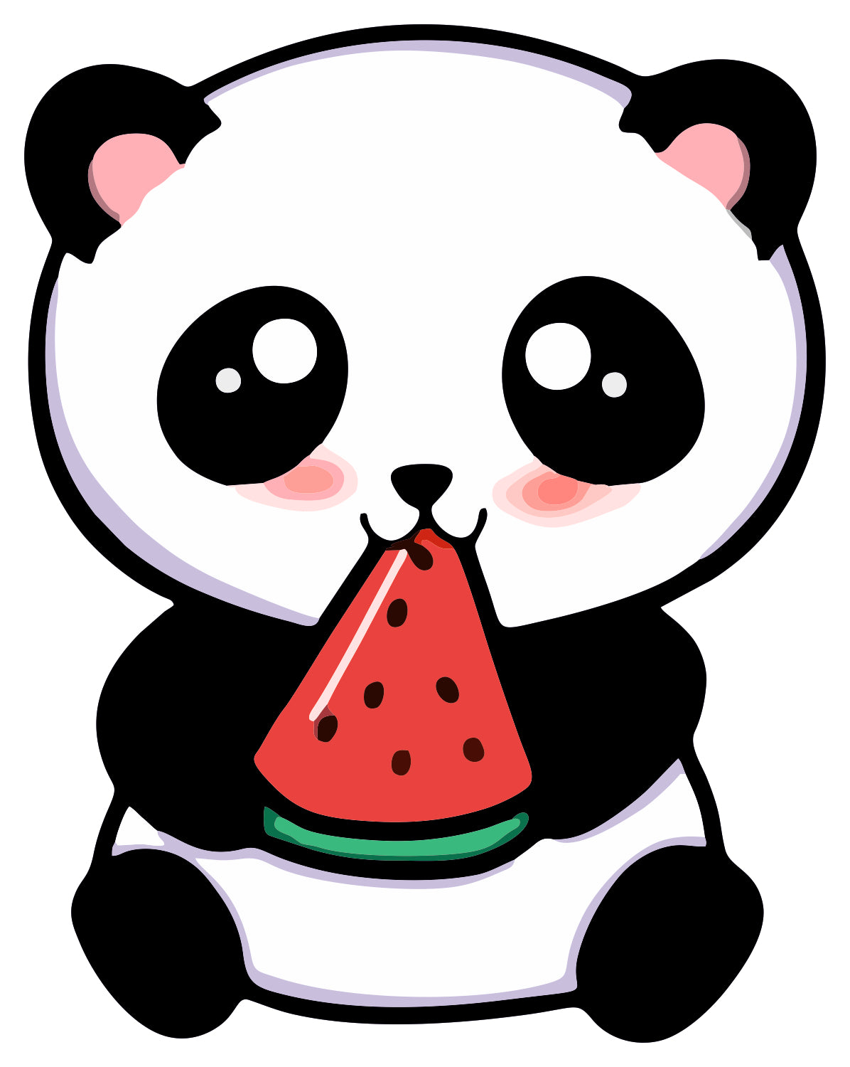 CUTE PANDA STICKER