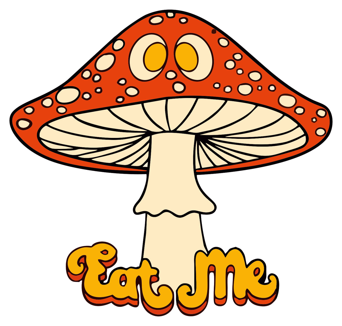 K PERRY EAT ME STICKER