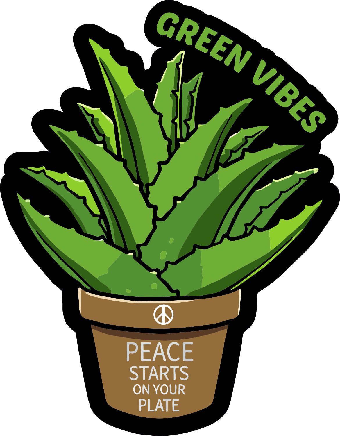 Ggreen Vibes Sticker