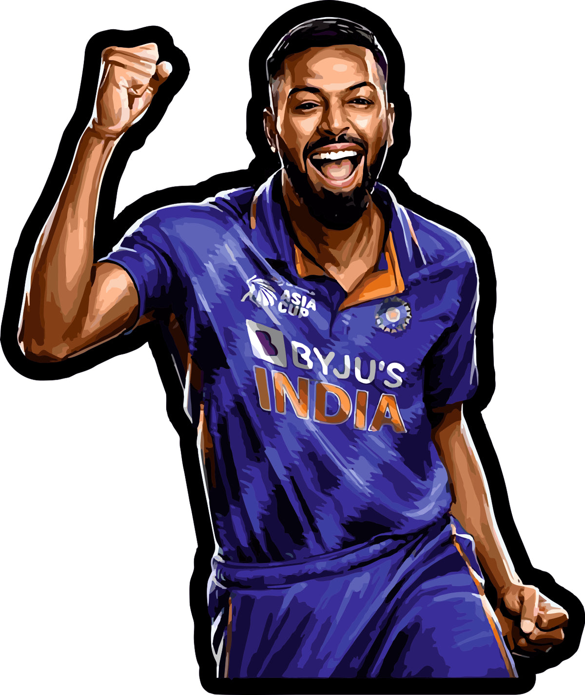 Hardik Pandya Sticker