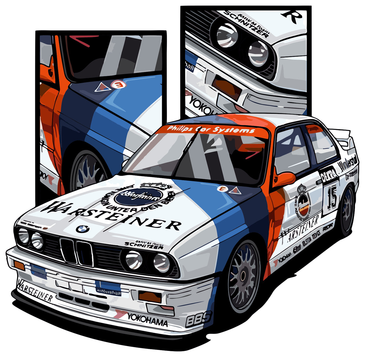 E30 M3 Sticker