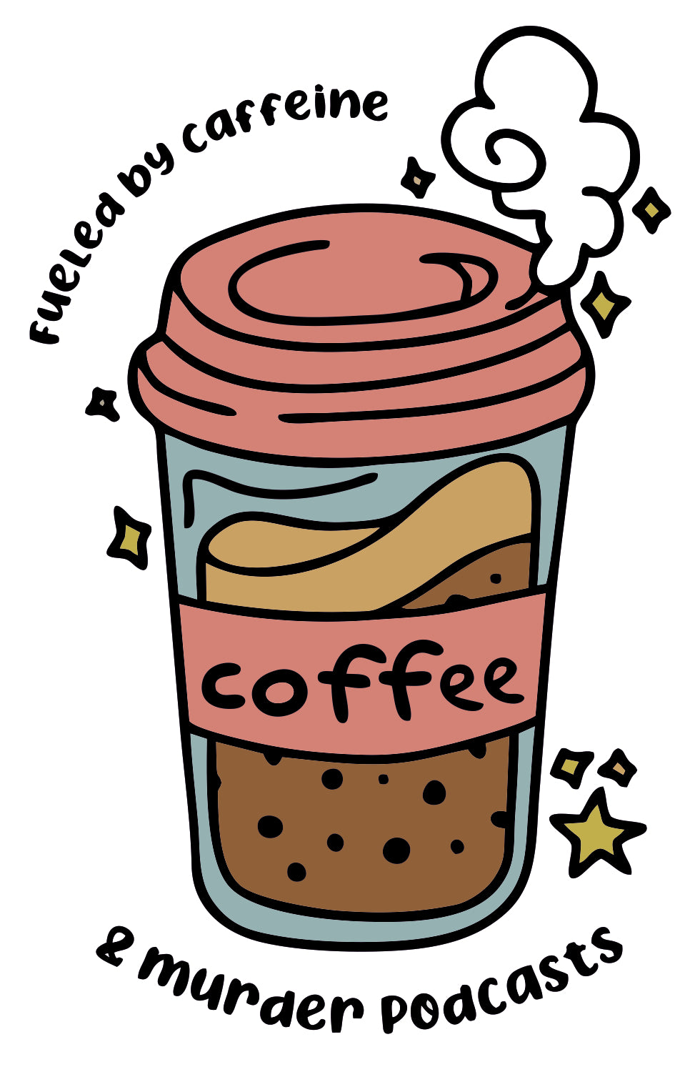 FUELED BY CAFFEINE STICKER