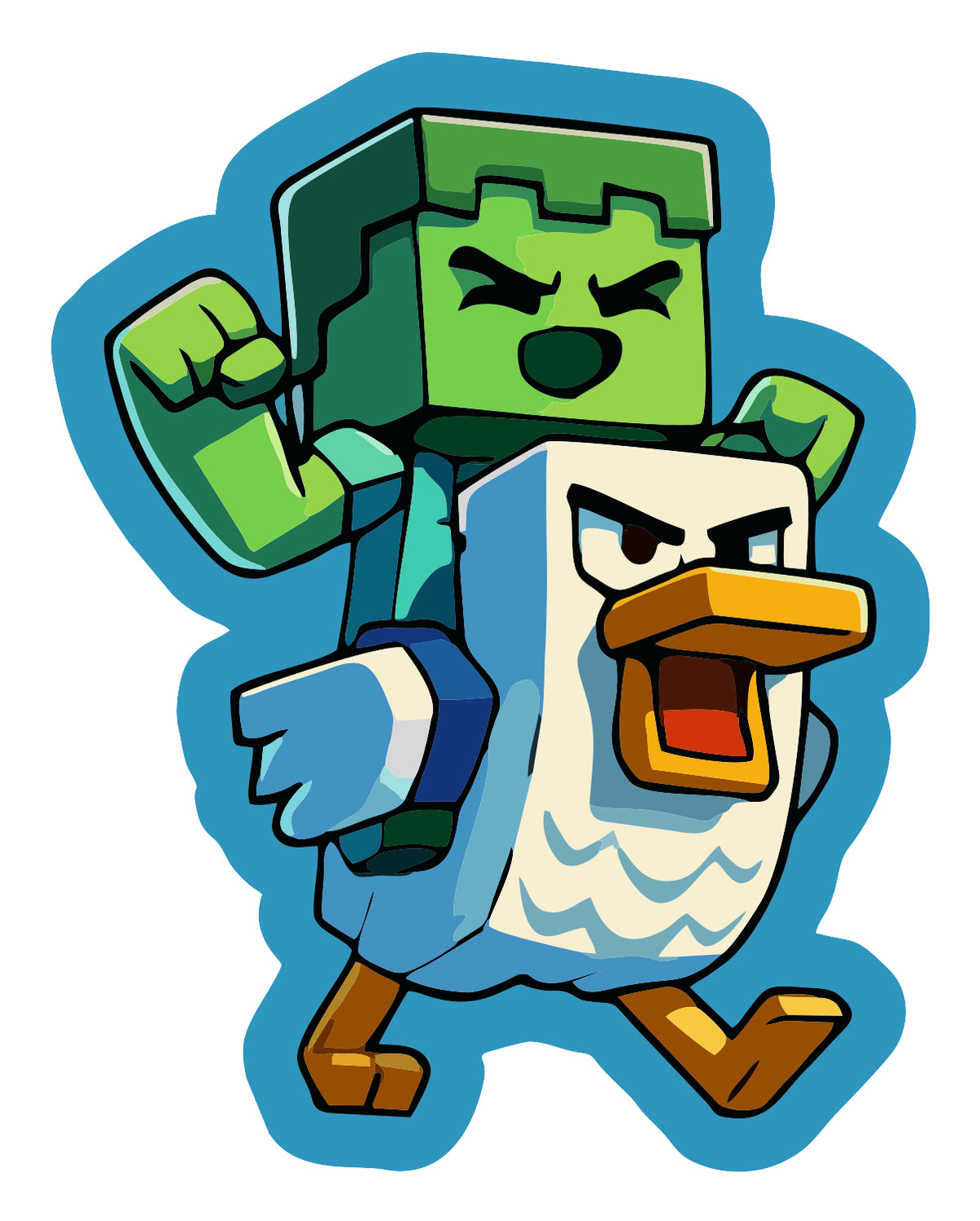 CHICKEN JOCKEY STICKER