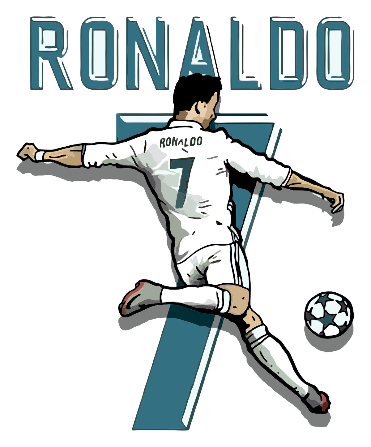 Ronaldo Goat Sticker