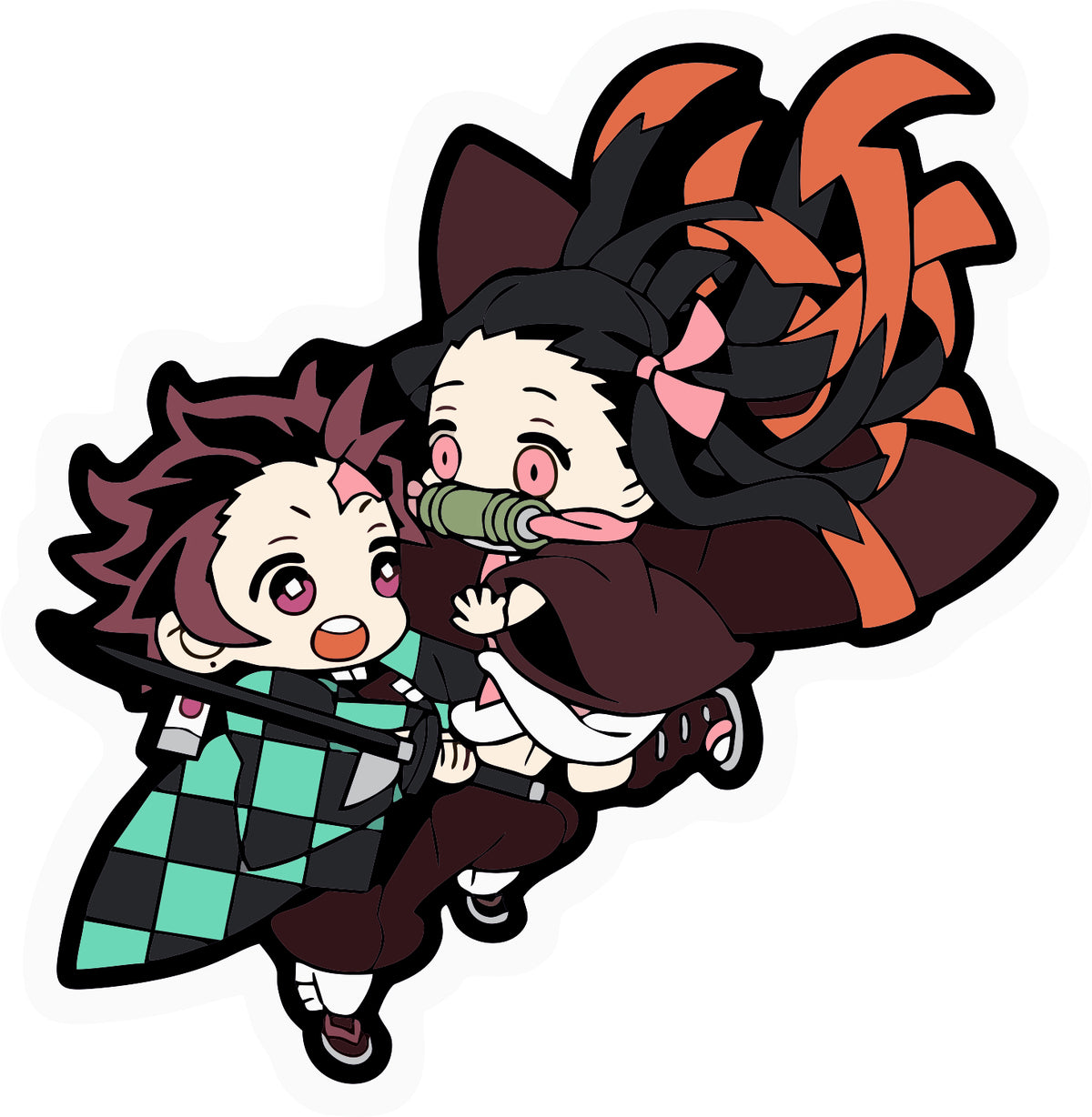 Tanjro & Nezuka Kamado Sticker