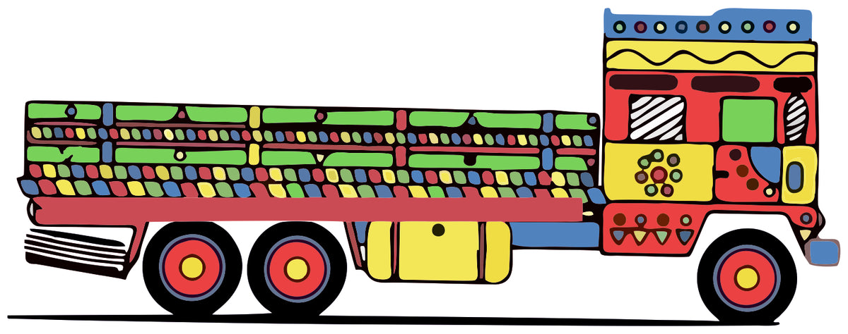 INDIAN TRUCK STICKER