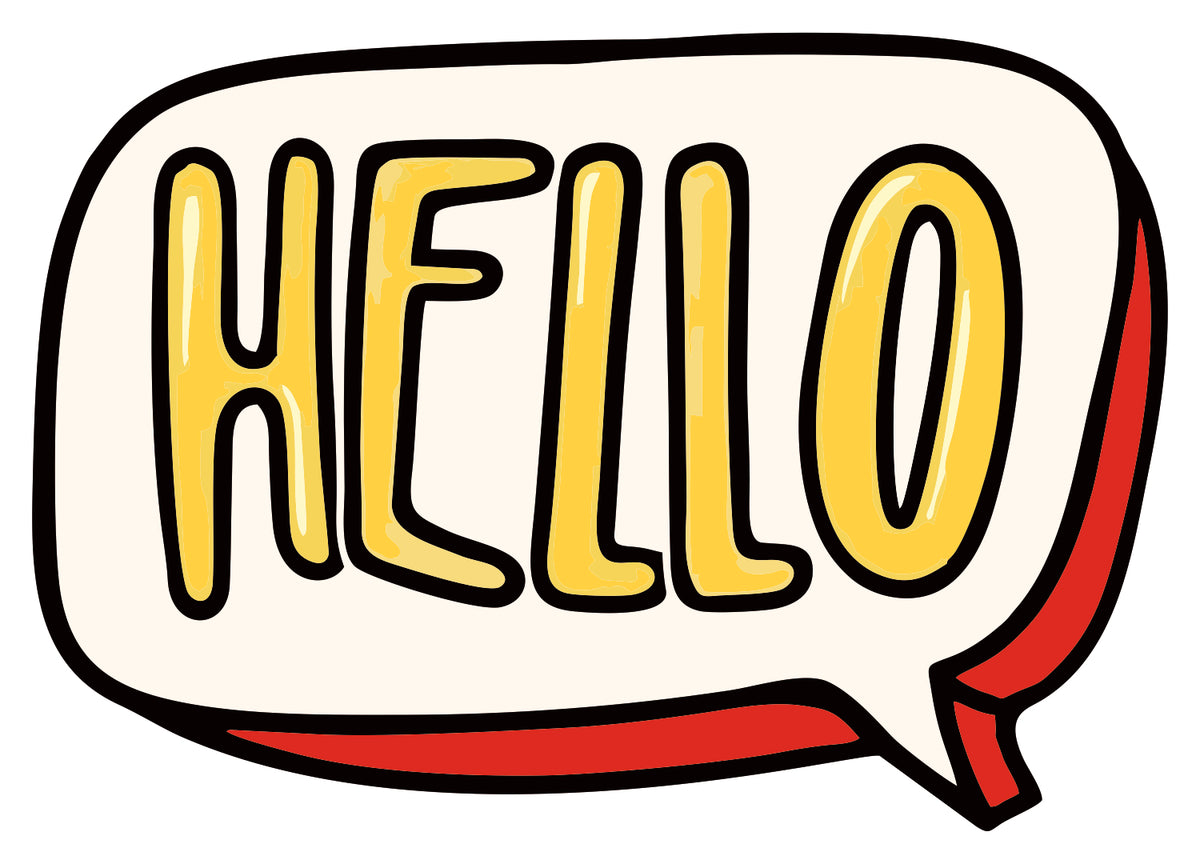 Hello Sticker