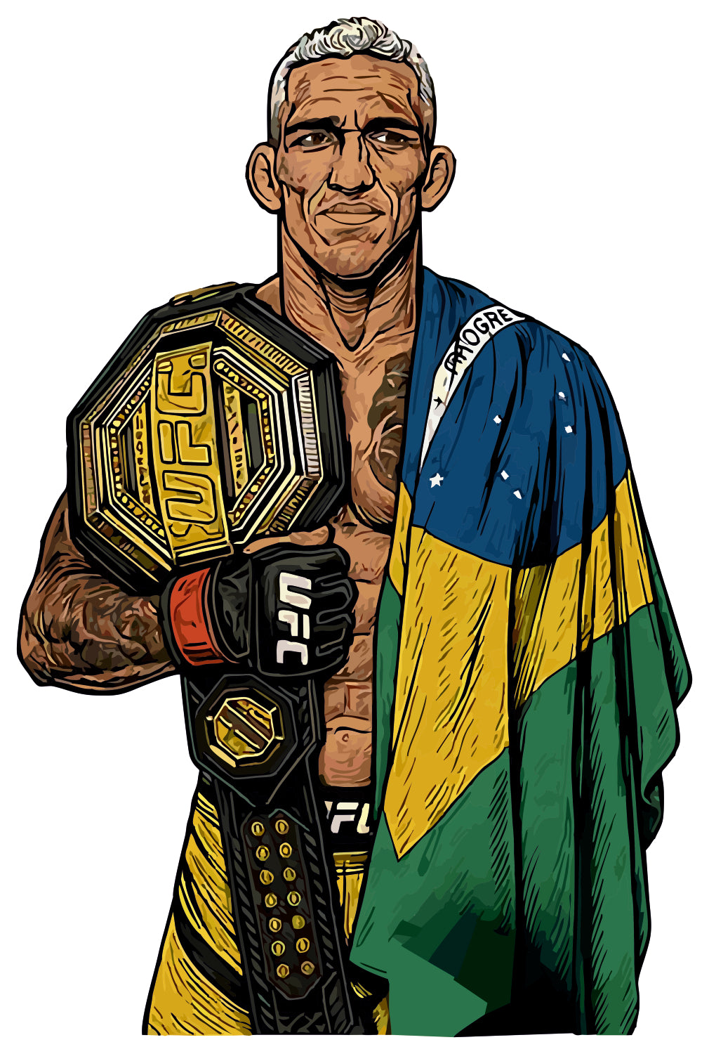 CHARLES OLIVEIRA  STICKER