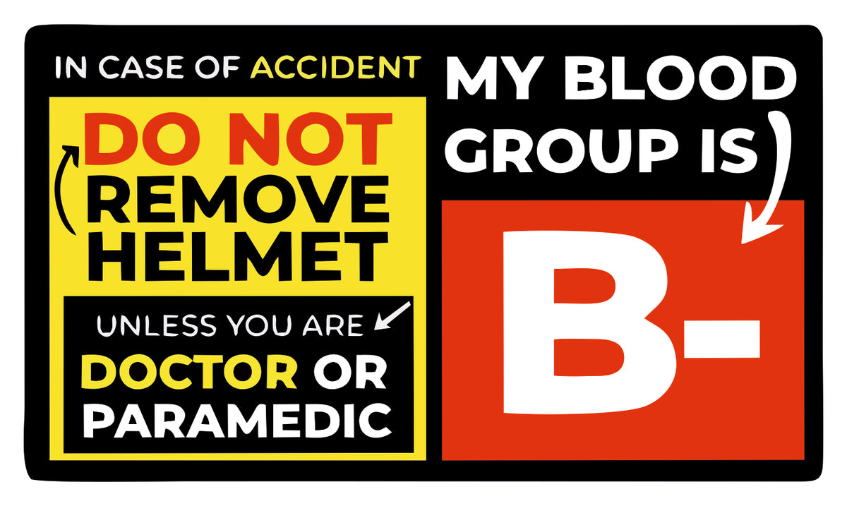 B Negative  Sticker