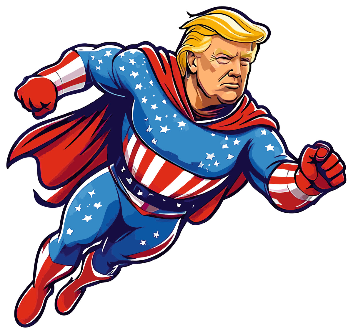 Super Trump Sticker