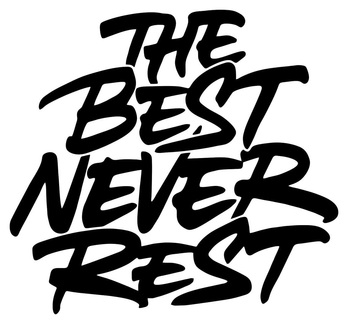 Never Rest Sticker