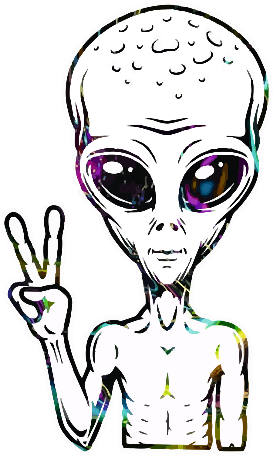 alien sticker