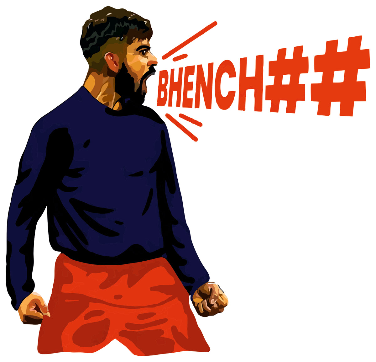 Virat Roar Sticker