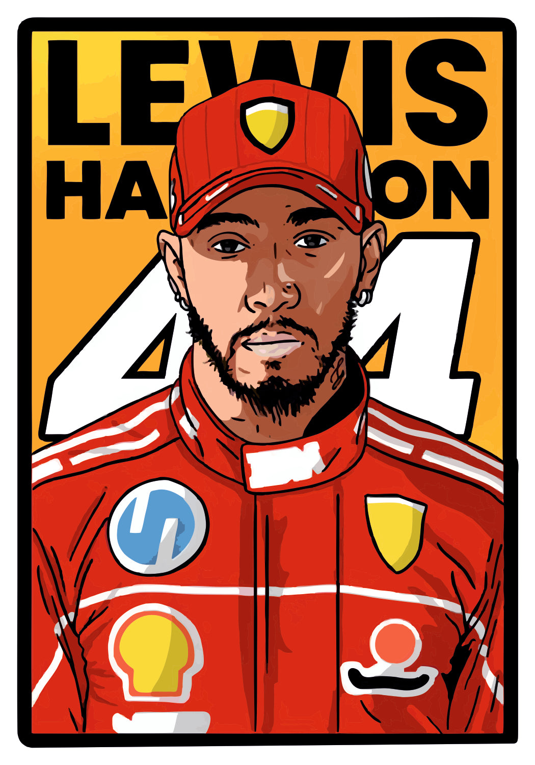 Lewis Hamalton Sticker