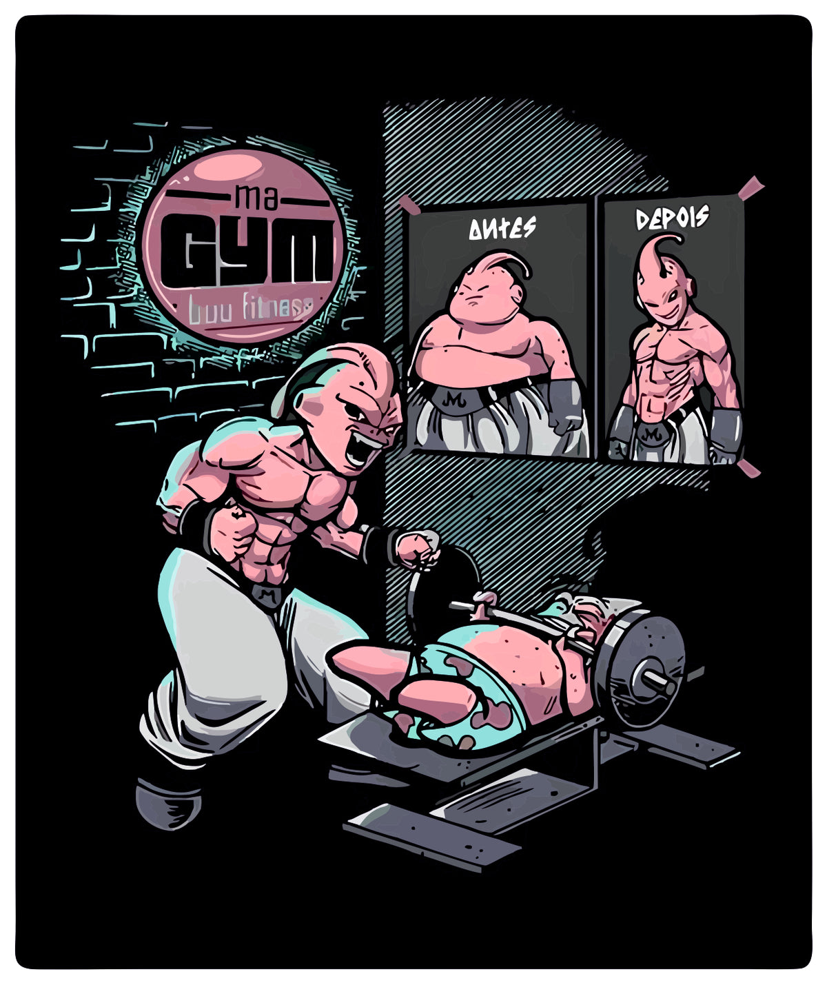Buu Fitnes Sticker