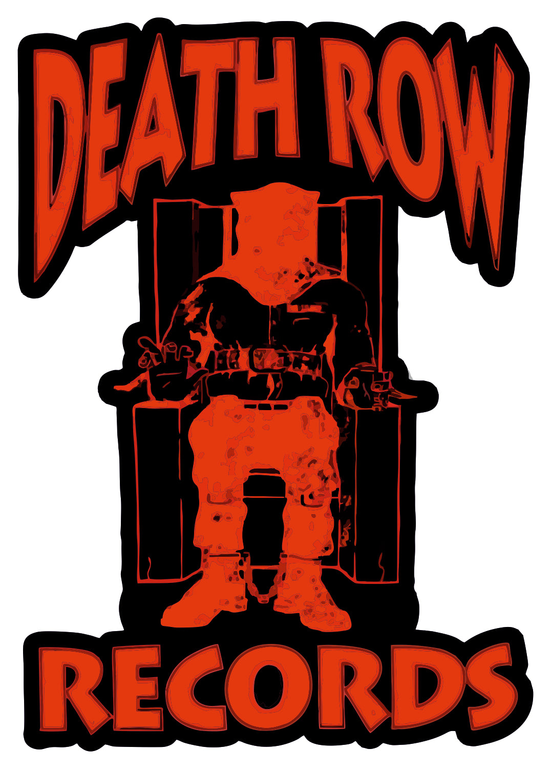 Death Row Record Sticker
