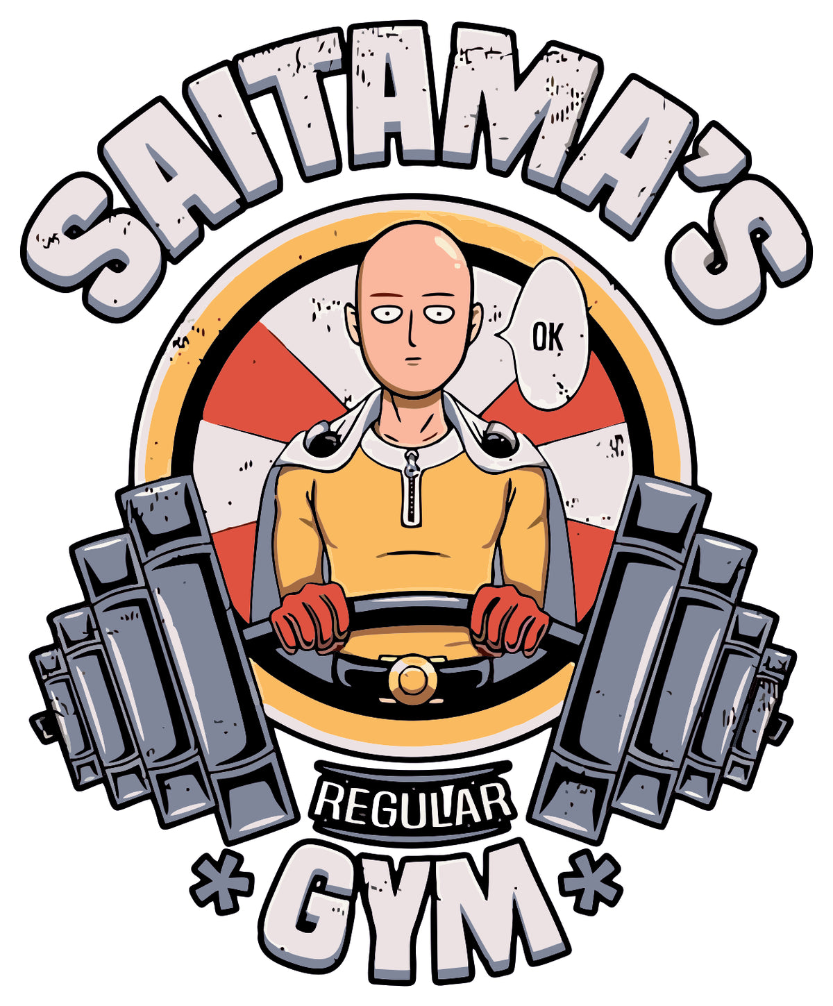 Saitama'S Gym Sticker
