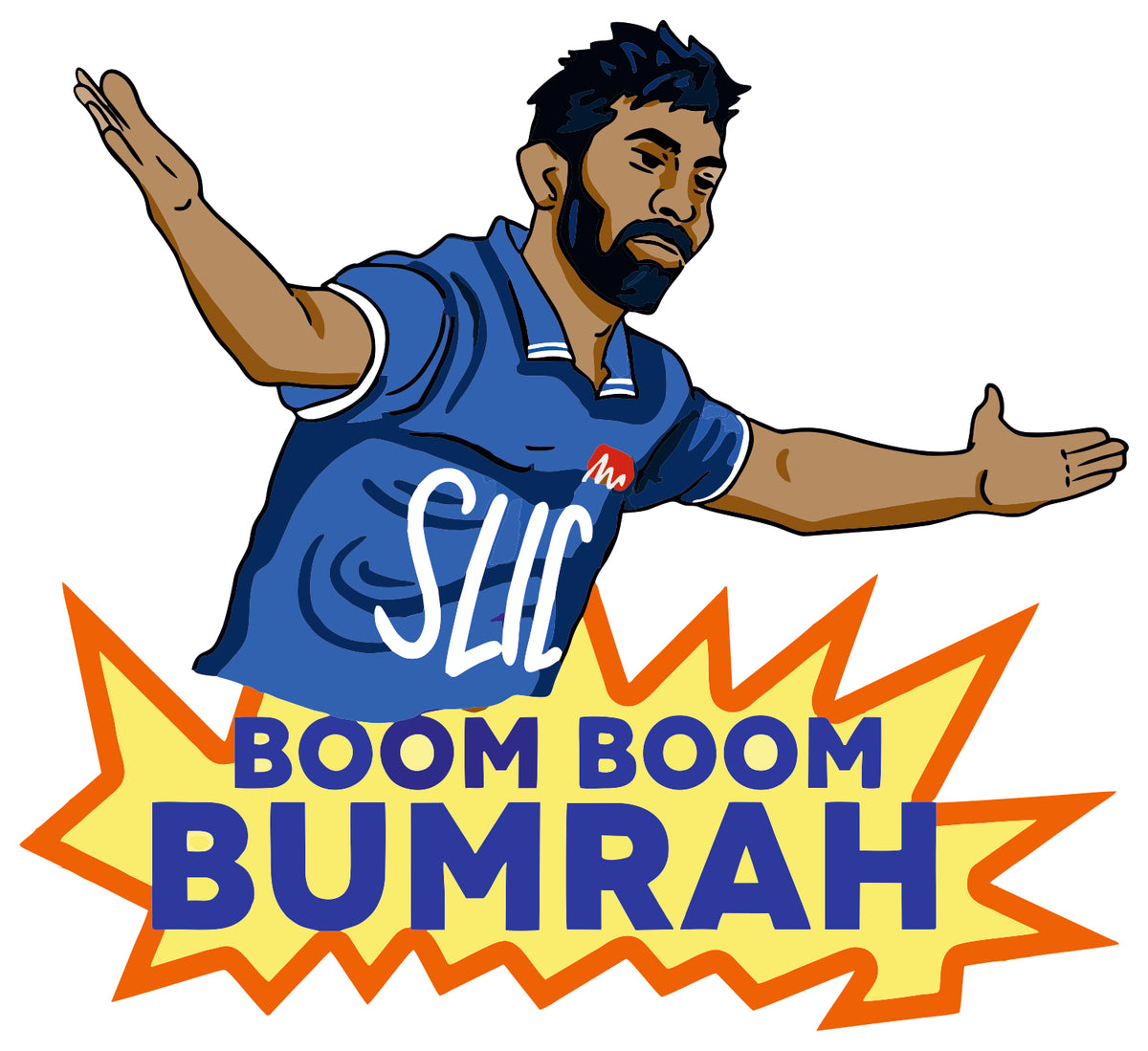 BOOM BOOM BUMRAH STICKER