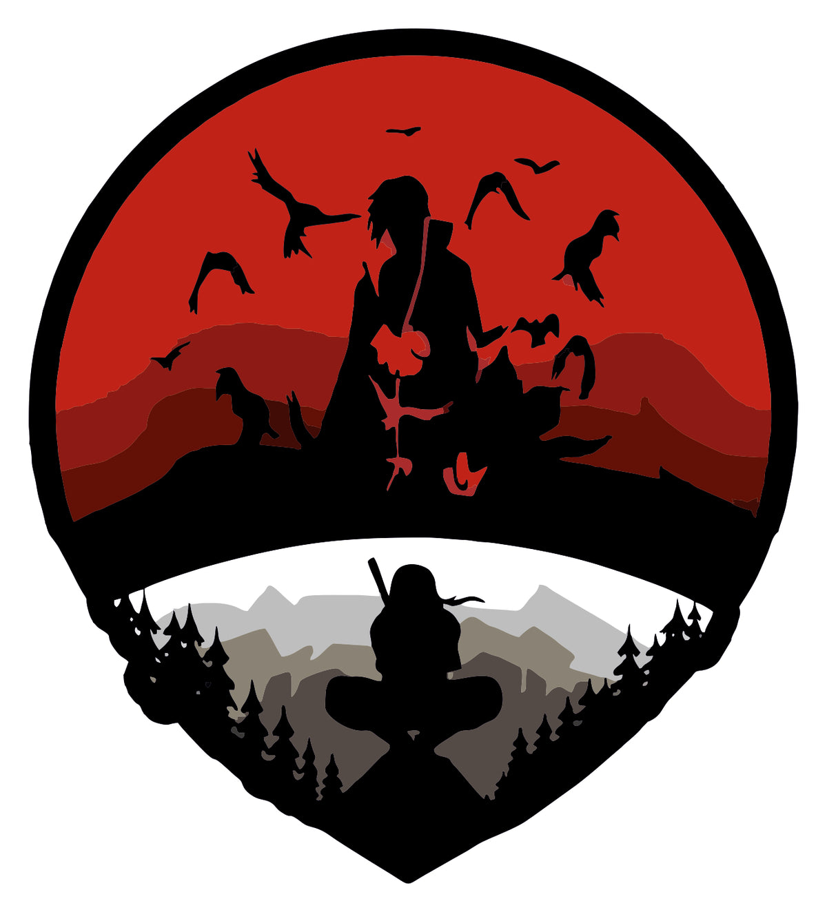 Uchiha Logo Sticker