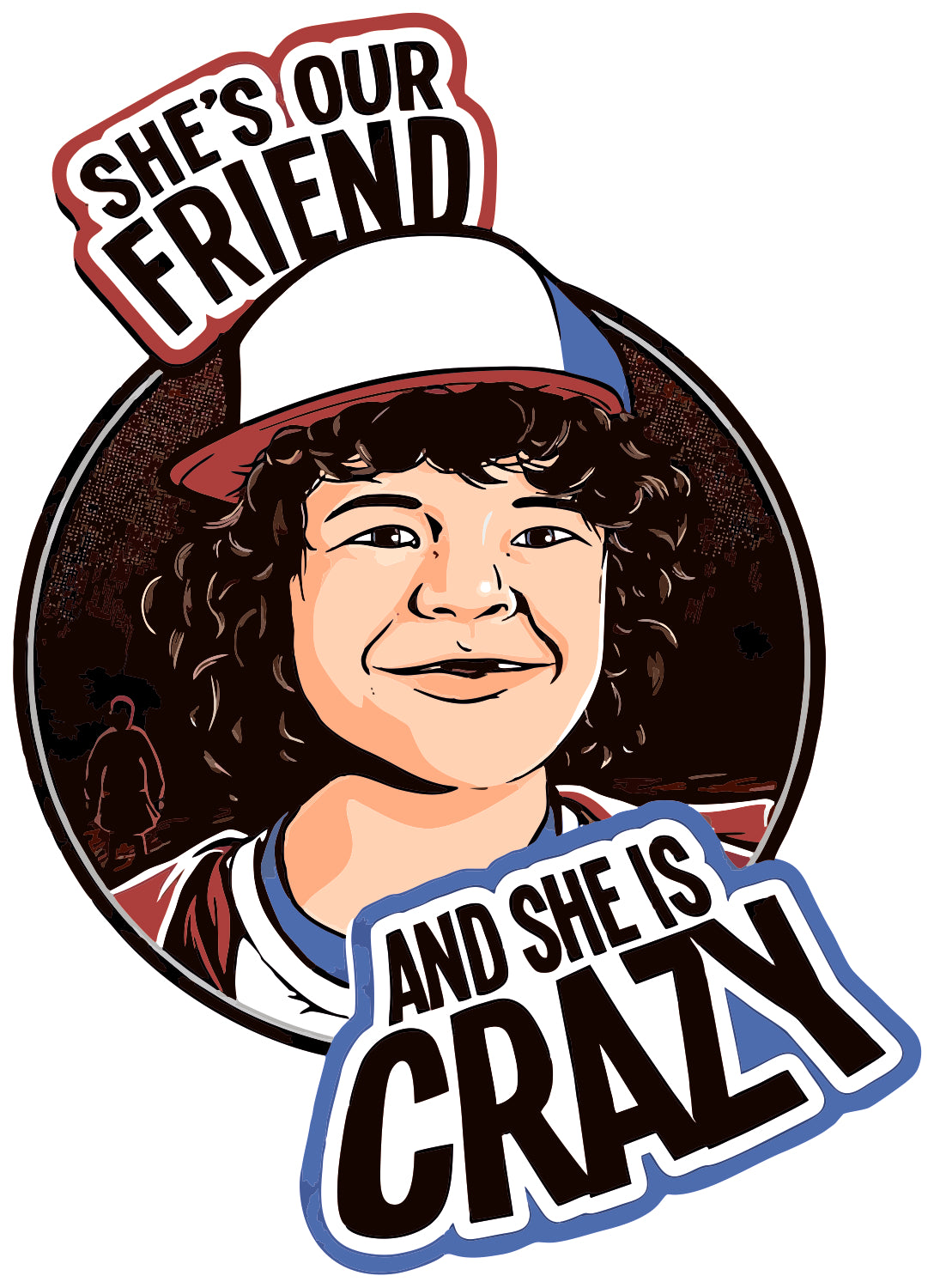 She'S Our Friend Sticker