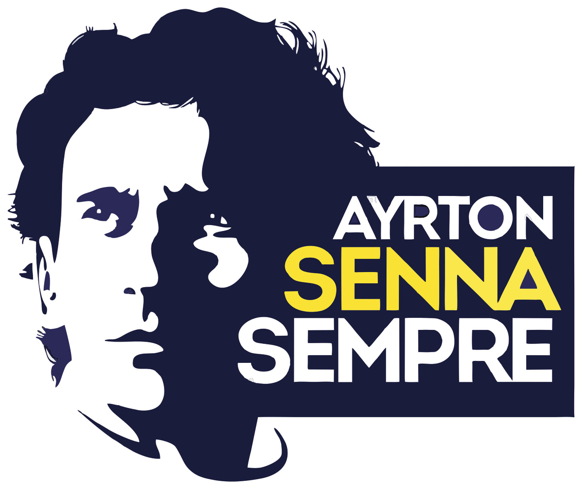 Aryton Senna Sempre Sticker