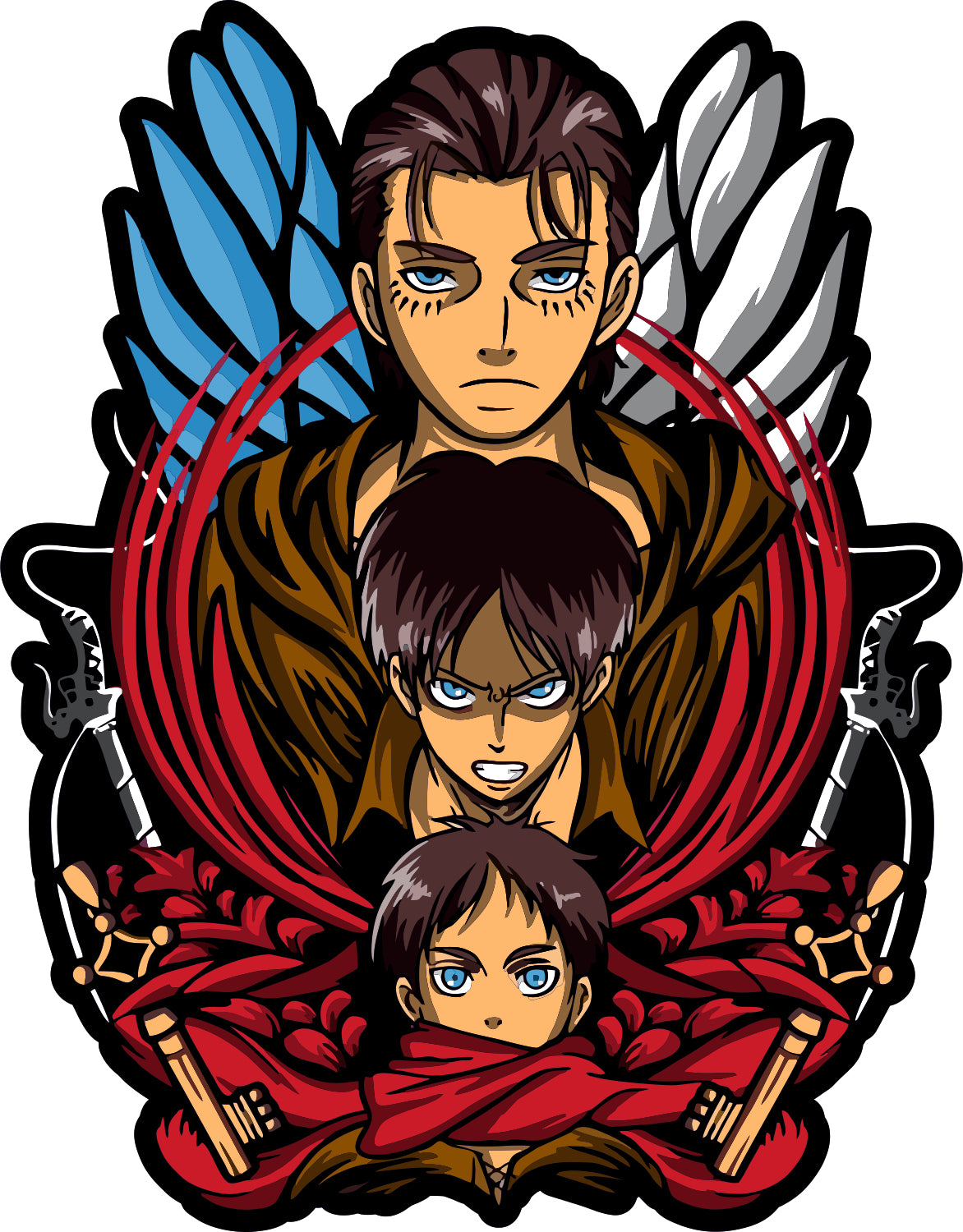 Fighting Titan Sticker