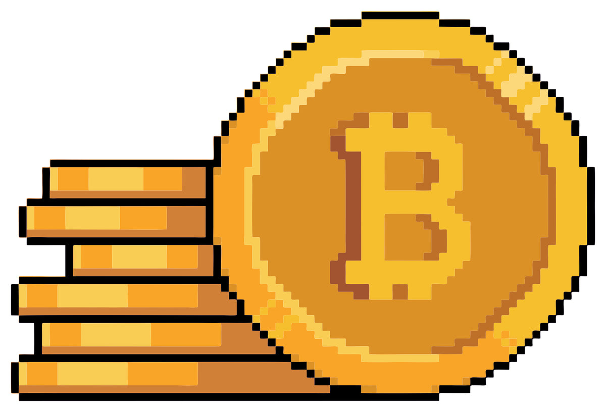 Bitcoin Pixel Sticker