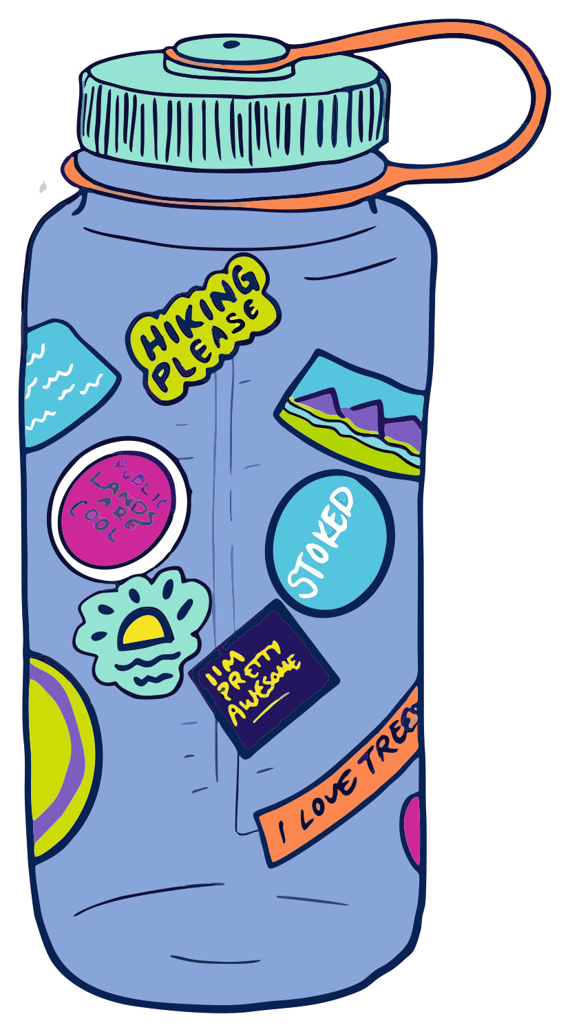 Cute Bottle Sticker