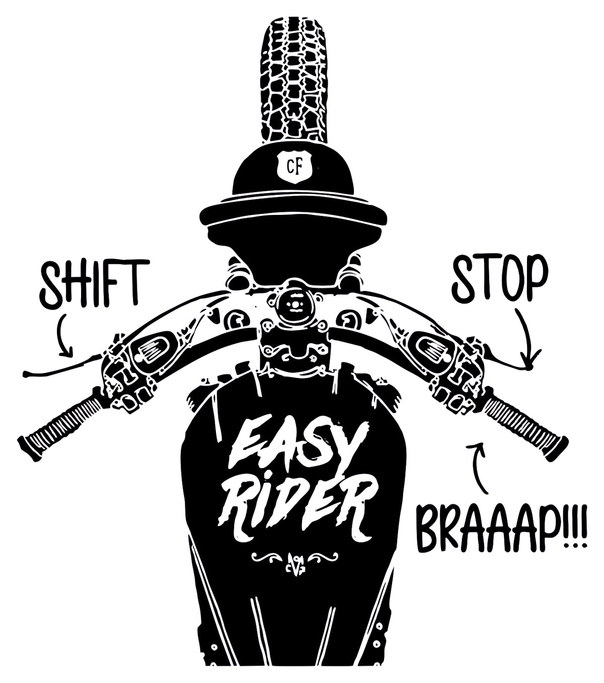Shift Stop Braapppp Sticker