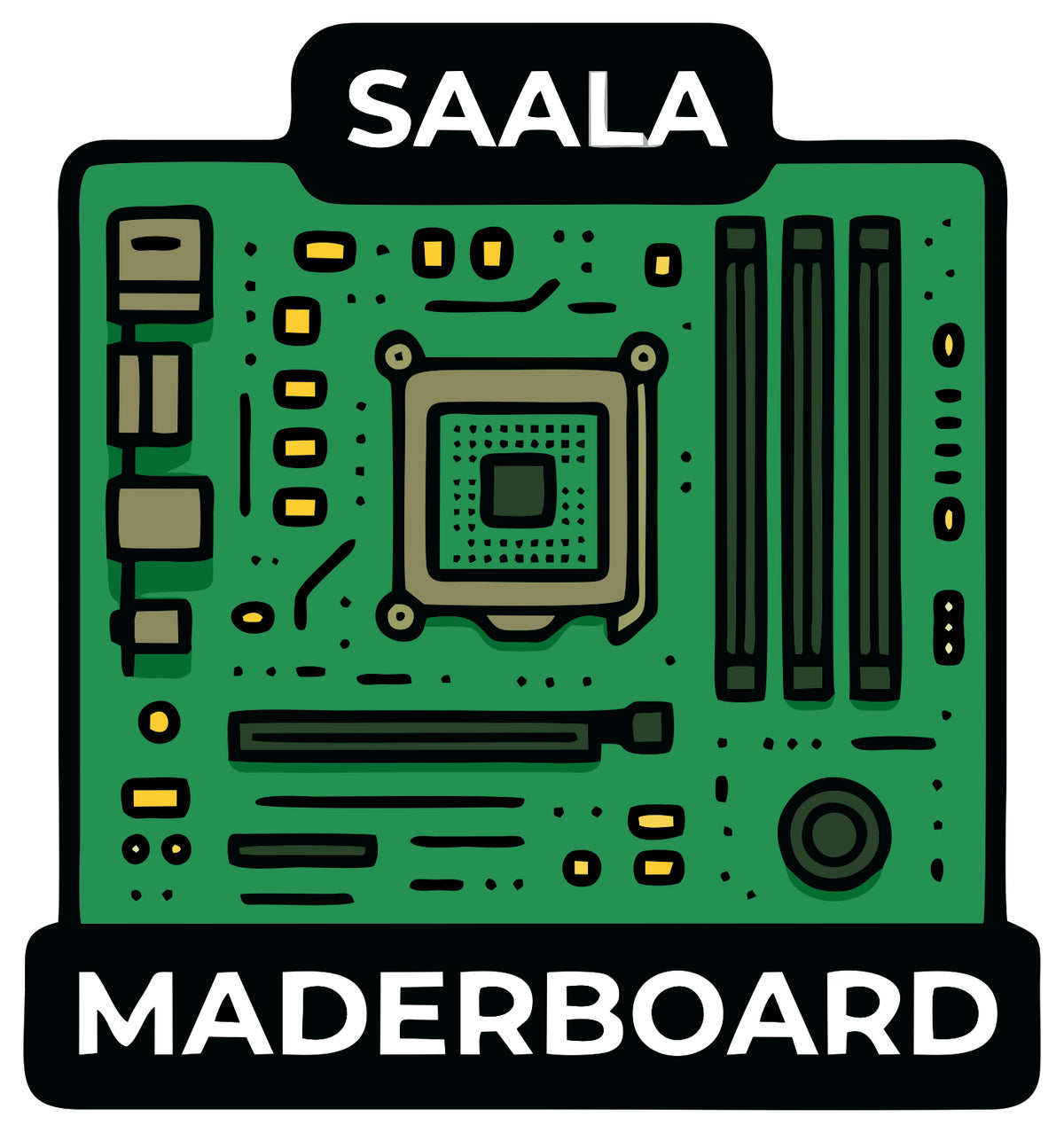 SAALA MADARBOARD STICKER