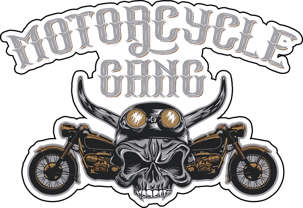 Motorcycle Gang Sticker