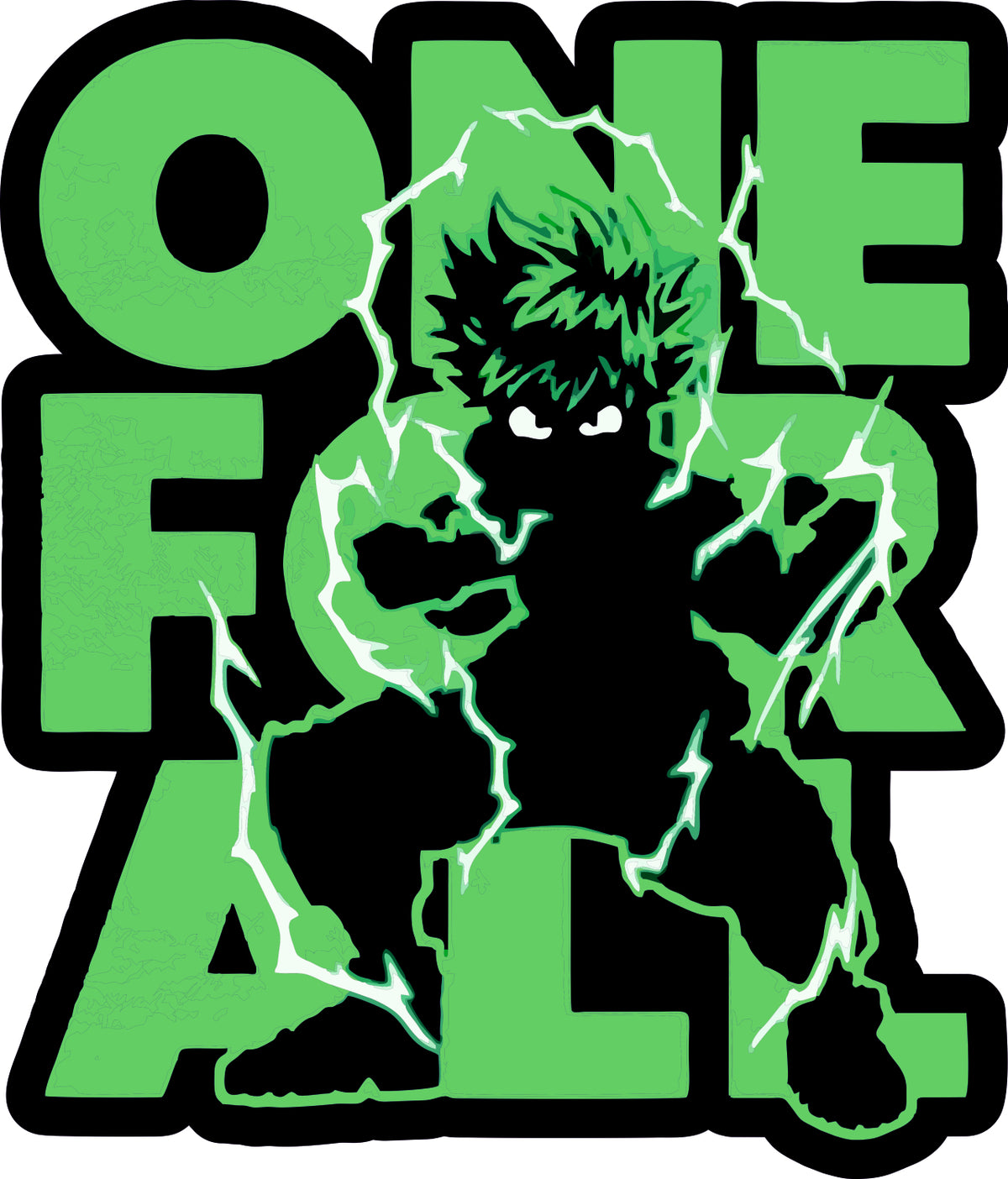 All For One Izuku Sticker