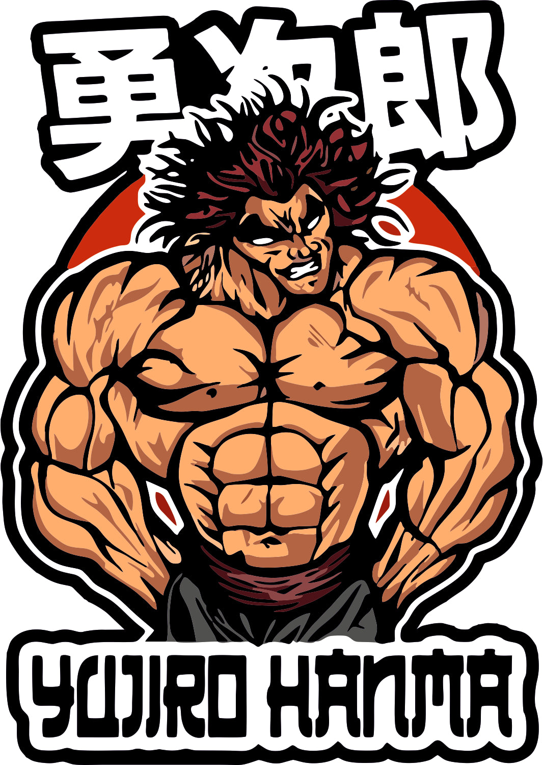 Yujiro Hanma Sticker