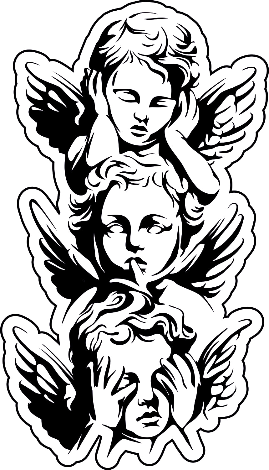 thw three rules sticker