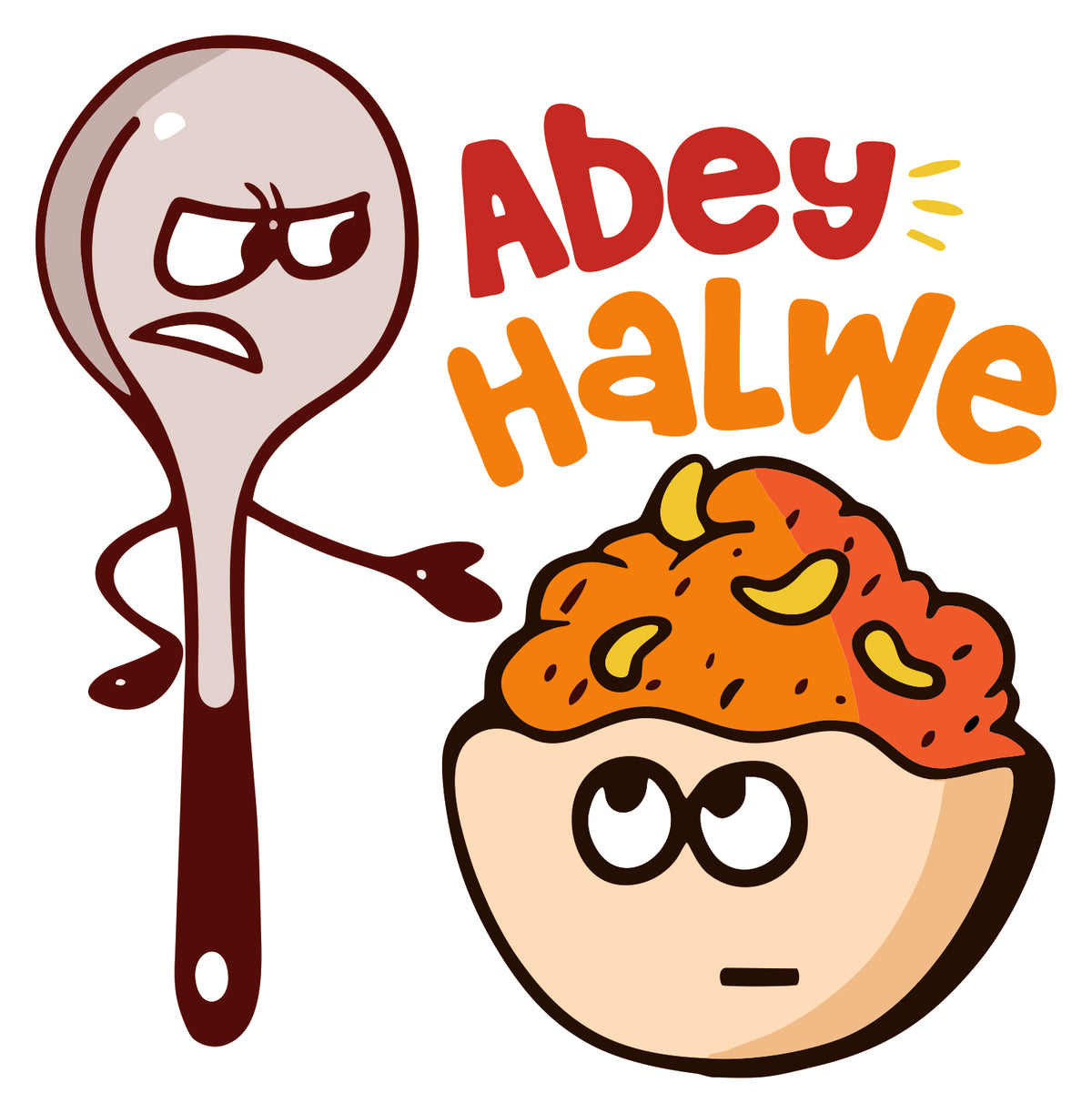 Abe Halwe Sticker