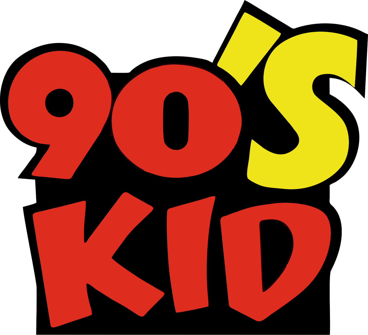 90'S Kid Sticker