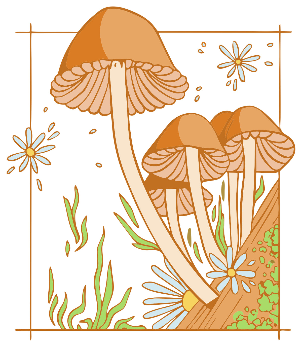 Mushroom Sticker