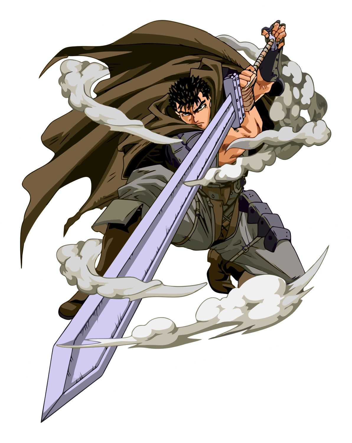 Black Swordman Sticker